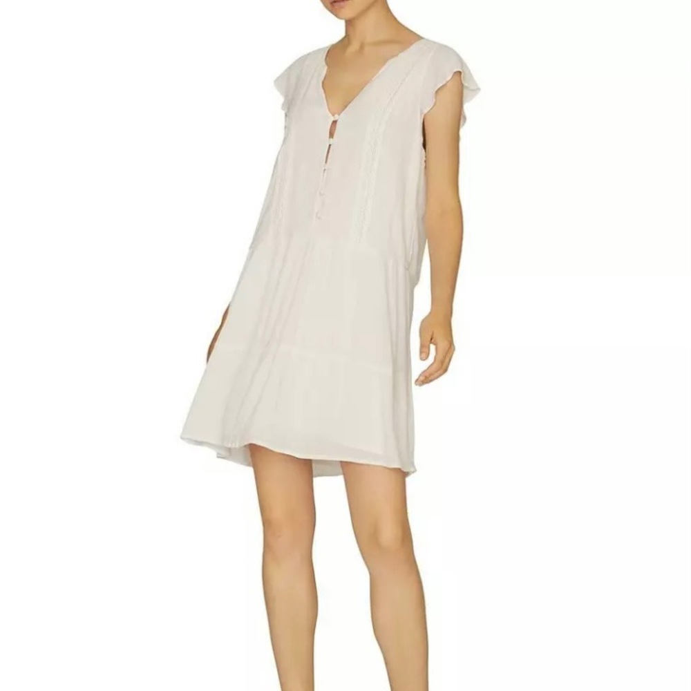Sanctuary White Tiered Dress
